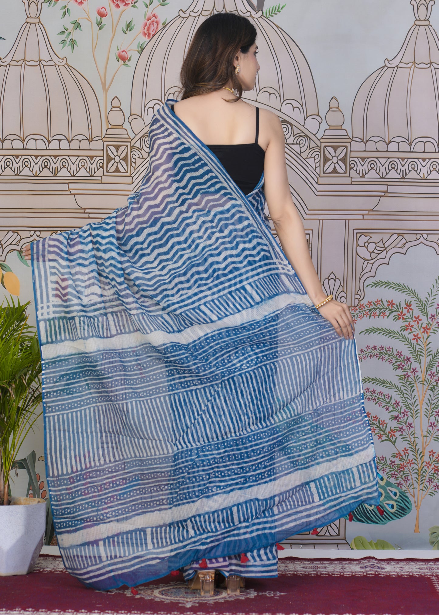 Skyline: Authentic Dabu Print