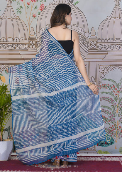 Skyline: Authentic Dabu Print