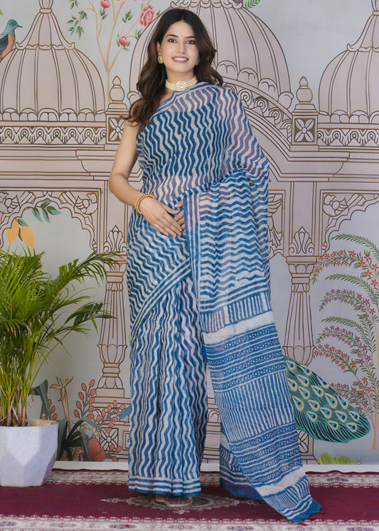 Skyline: Authentic Dabu Print