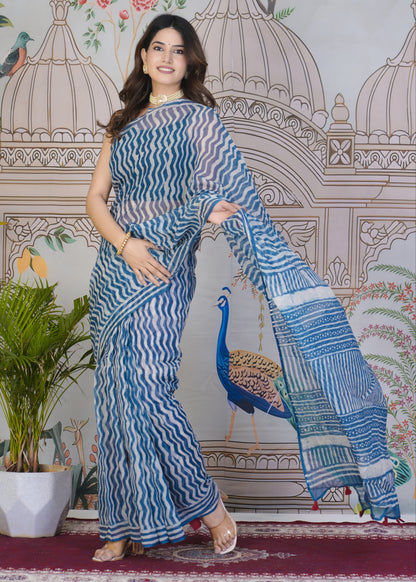 Skyline: Authentic Dabu Print